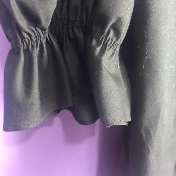 Malco Modes Black w/ Gold Detail Sailor Blouse - Picture 7 of 8